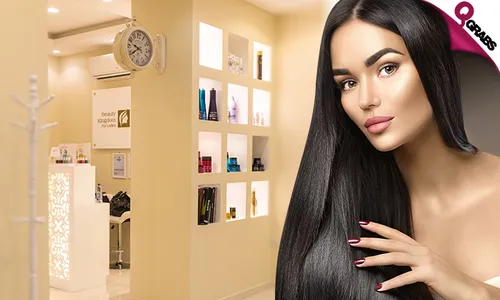 Keratin Hair Treatment + Hair Trim!